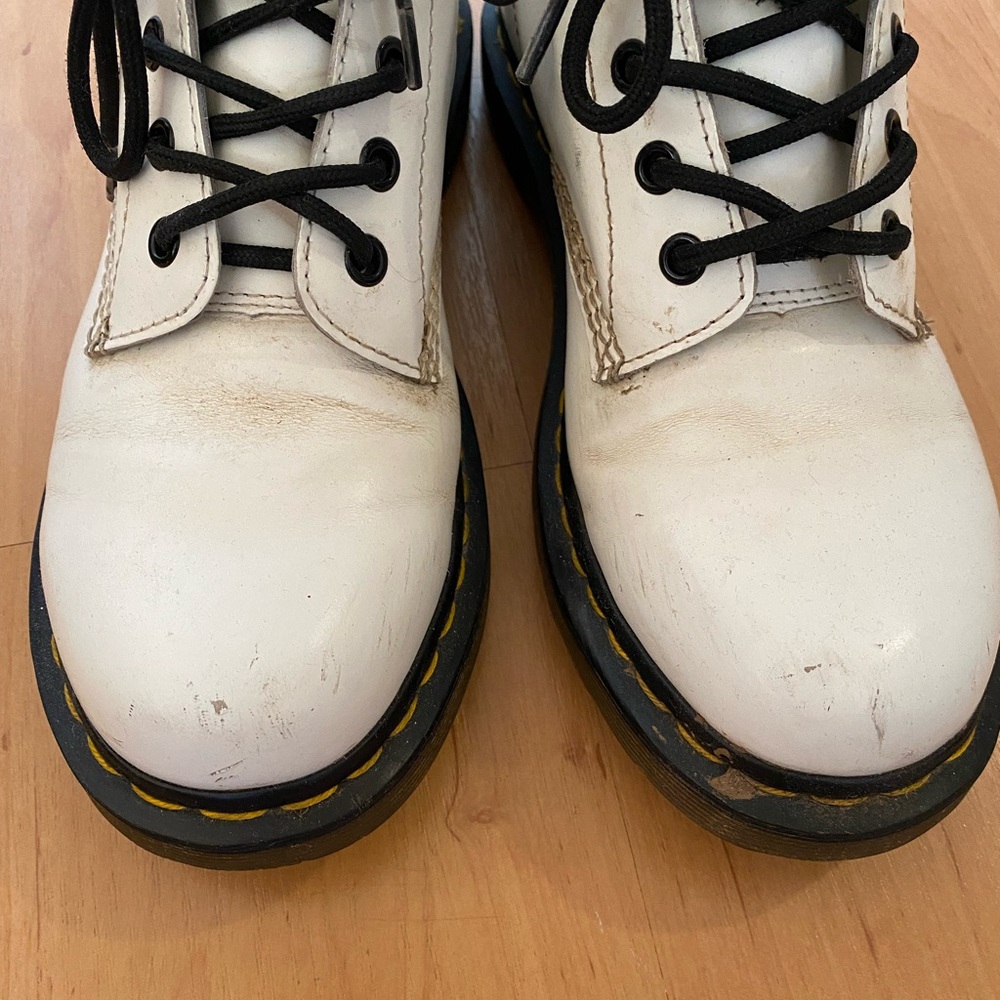 White 1460 Dr. Martens - Picture 2 of 5